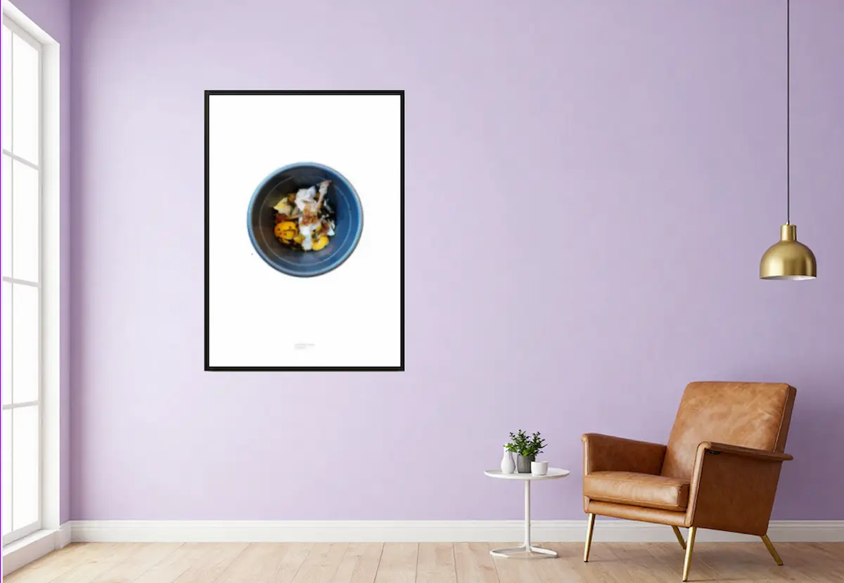 Leftovers shown as wall art