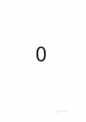 Zero – kunstplakat fra Le Provo